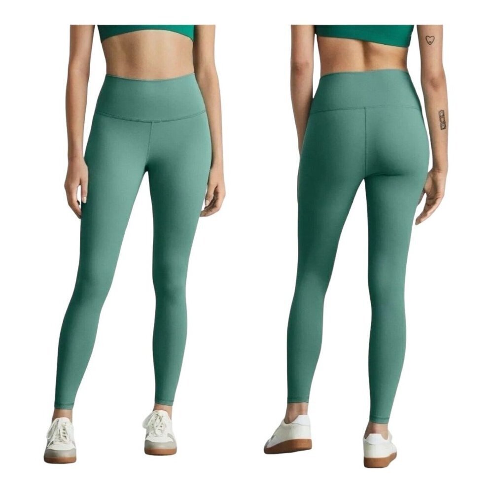 NEW Everlane Womens High Rise The Perform Ankle Legging Size Medium Soft Green